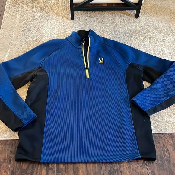 Spyder
Core Men's 1/4 Zip Thermal Waffle Knit Sweater Pullover Jacket Blue XXL - Picture 1 of 9